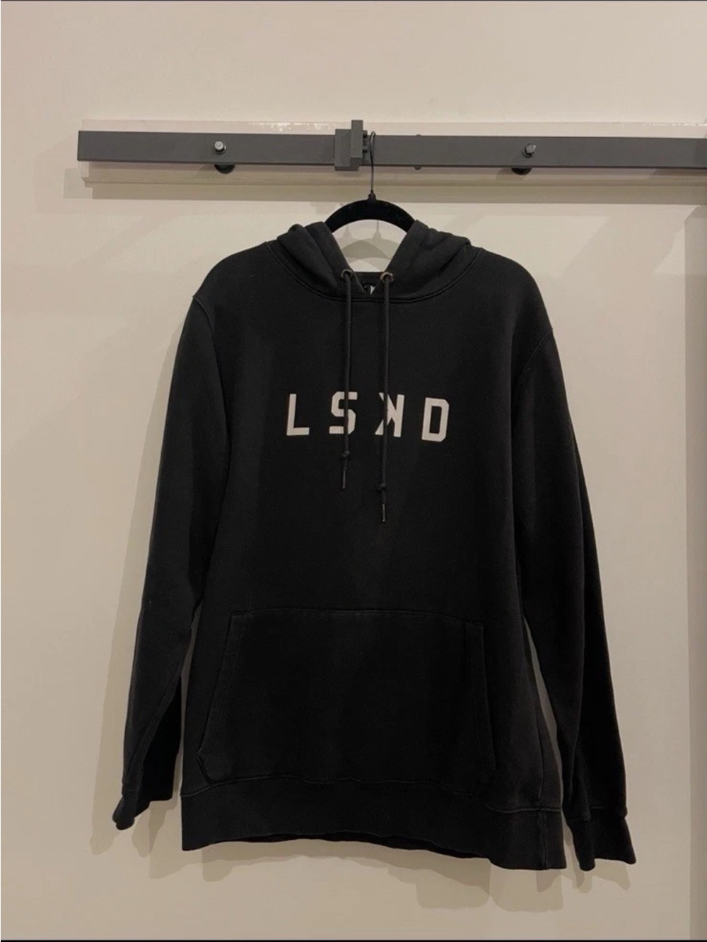LSKD BLACK Pullover Hoodie UNISEX Size: Large MSRP: $128